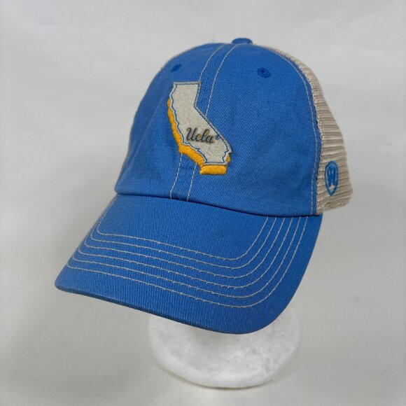 UCLA Bruins University of California Top Of The World Snapback Trucker Cap Hat - Picture 1 of 8